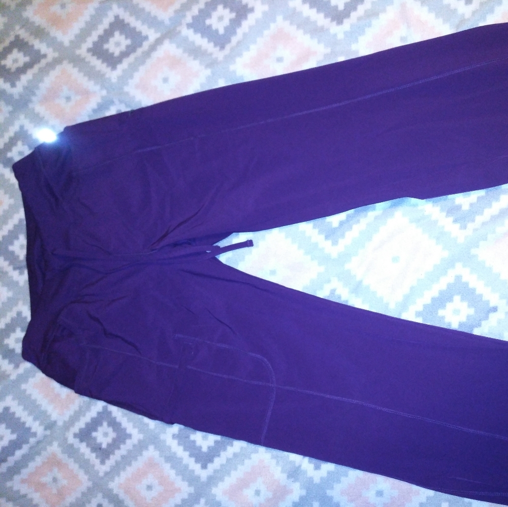 Purple Scrub Pants